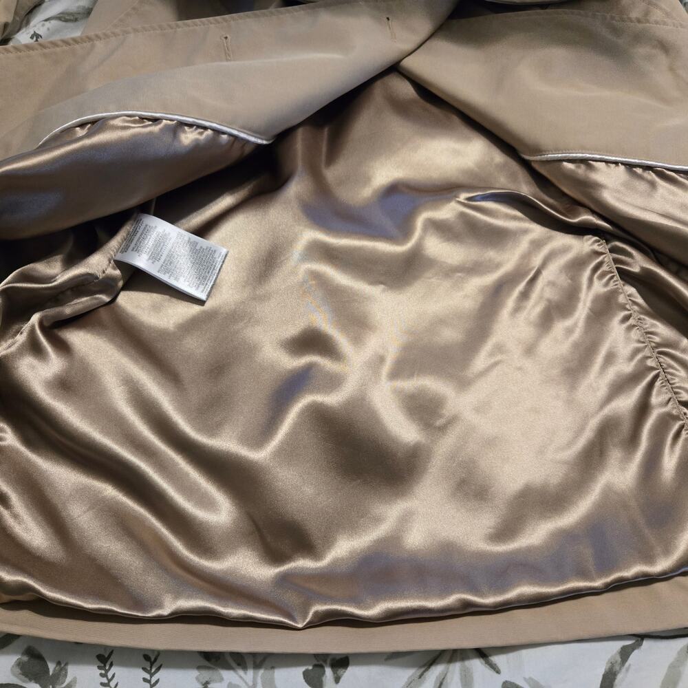 BCBGeneration Double Breasted Trench Coat Old Money Capsule Size XL Classic - Picture 12 of 16